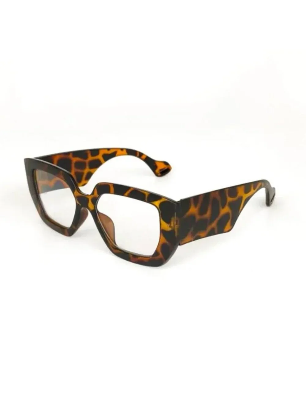 Retro Square Large Frame Glasses